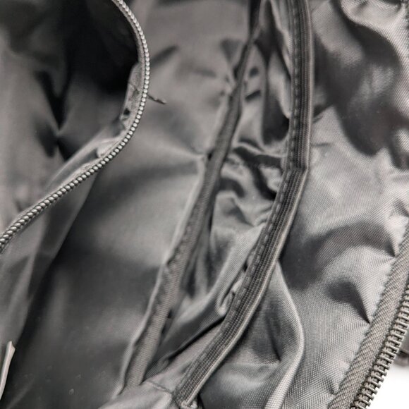 Joan & David 15" High-Density Quilted Nylon Passport Sling Pouch, Black, New - Picture 10 of 16